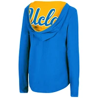 Colosseum Blue UCLA Bruins Catalina Hoodie T-shirt à manches longues pour femme