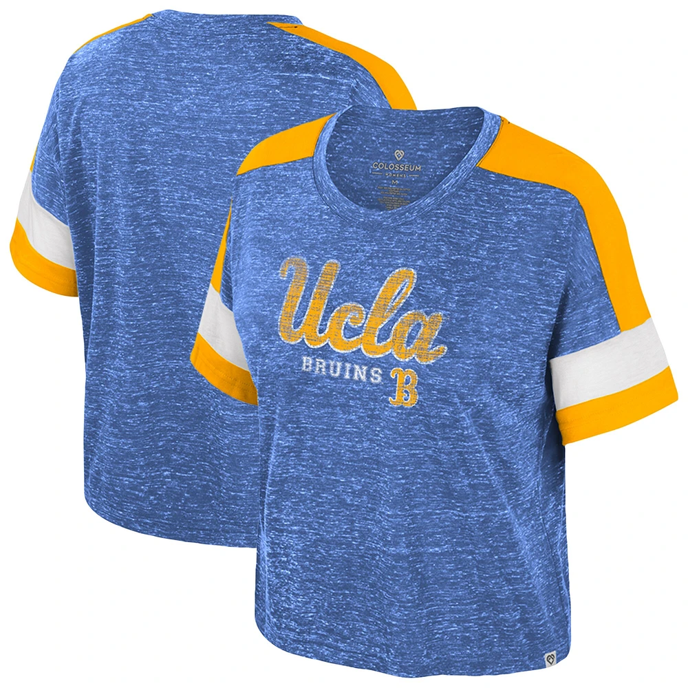 T-shirt à col rond et blocs de couleurs bleu Colosseum pour femme des Bruins l'UCLA