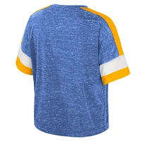 T-shirt à col rond et blocs de couleurs bleu Colosseum pour femme des Bruins l'UCLA