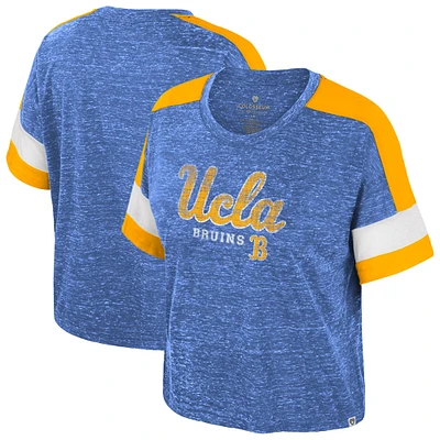 T-shirt à col rond et blocs de couleurs bleu Colosseum pour femme des Bruins l'UCLA