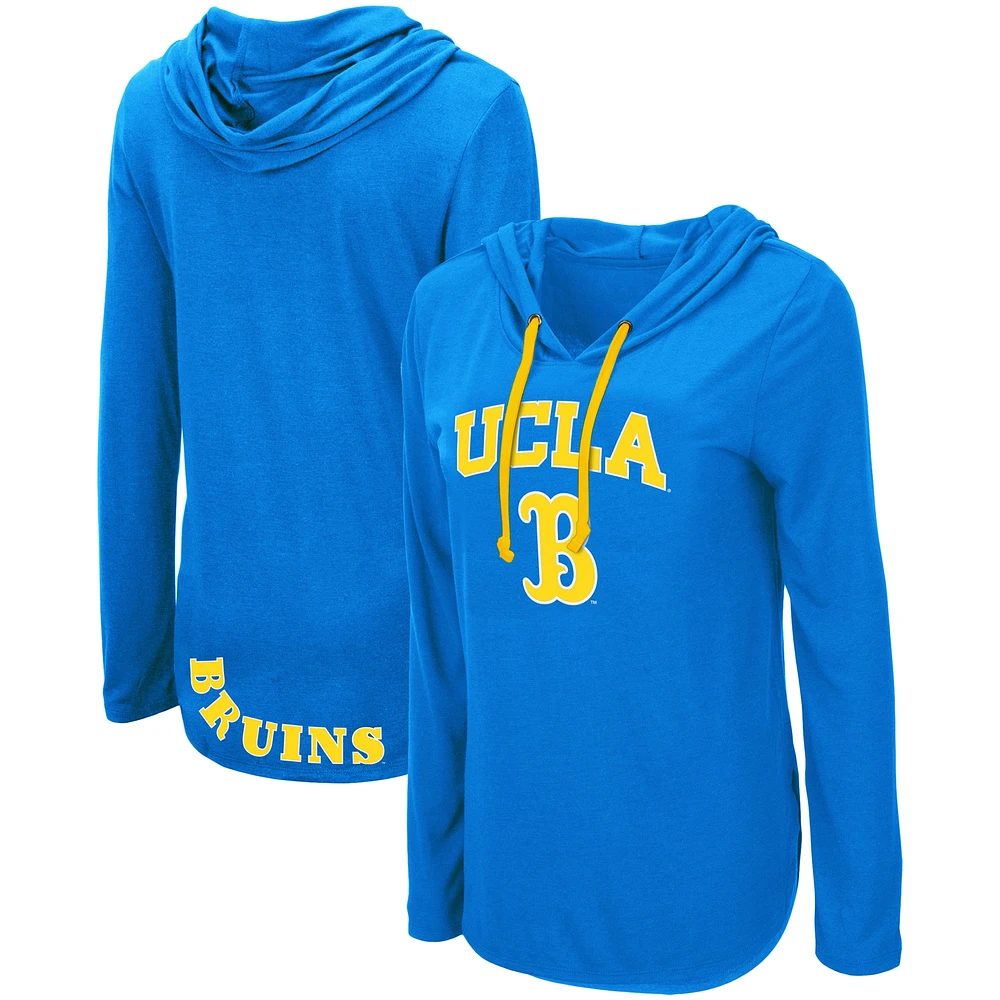 Colosseum Blue UCLA Bruins My Lover T-shirt à manches longues léger capuche pour femme