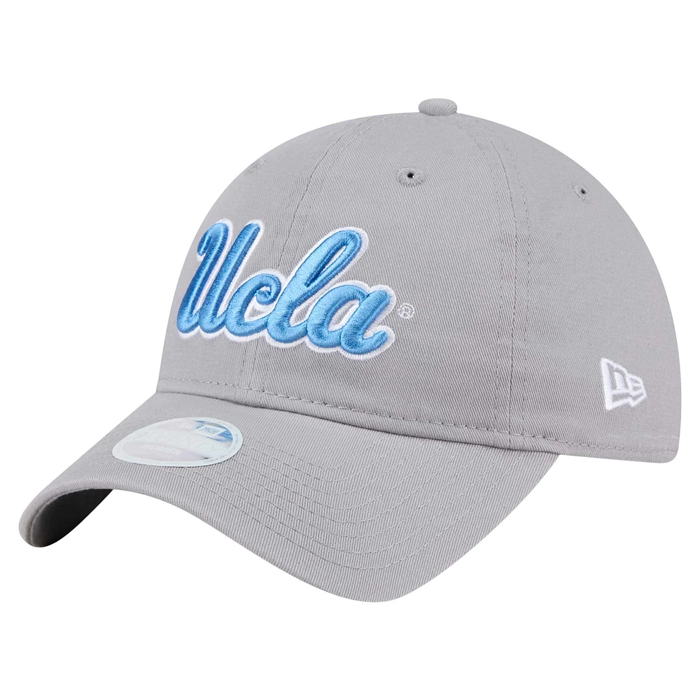 Casquette ajustable 9TWENTY avec logo UCLA Bruins de New Era pour femme, grise