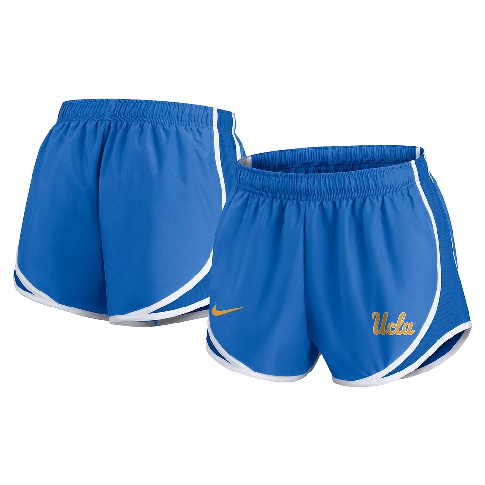 Short Nike bleu UCLA Bruins Primetime Tempo Performance pour femme