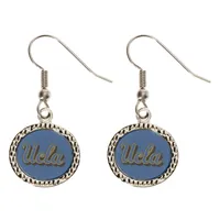 Boucles d'oreilles pendantes rondes UCLA Bruins WinCraft pour femmes