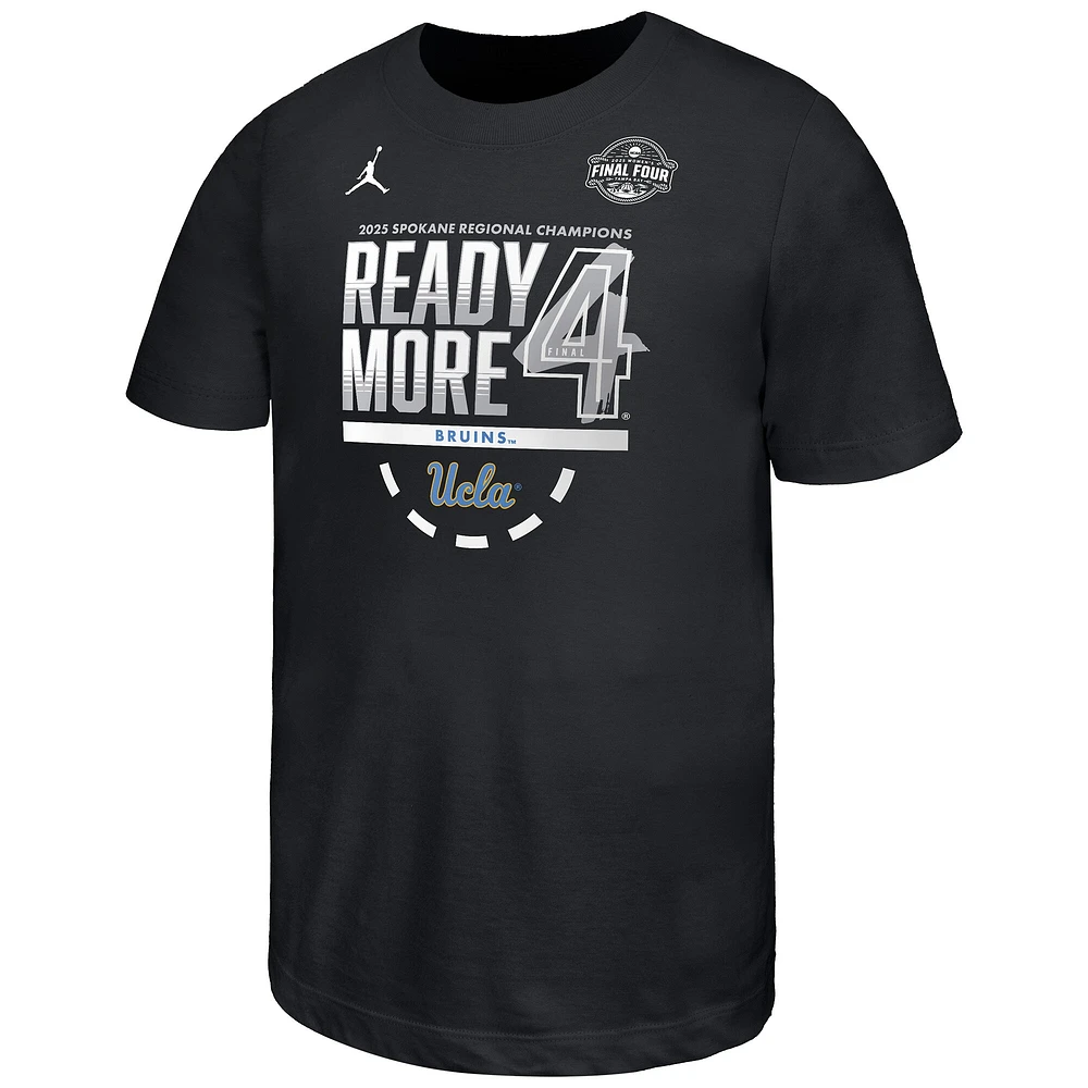 Youth Jordan Brand  Black UCLA Bruins 2025 NCAA Women's Basketball Tournament March Madness Final Four Locker Room T-Shirt