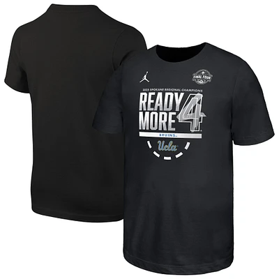 Youth Jordan Brand  Black UCLA Bruins 2025 NCAA Women's Basketball Tournament March Madness Final Four Locker Room T-Shirt