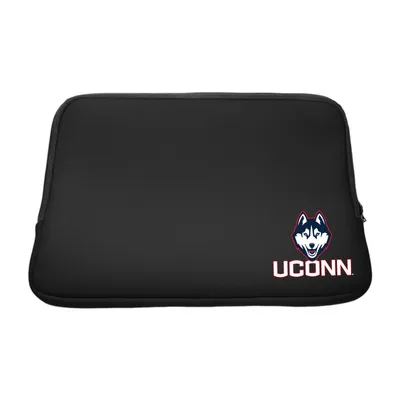 UConn Huskies Soft Sleeve Laptop Case - Black