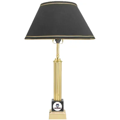 UConn Huskies Logo Alumni Lamp - Gold