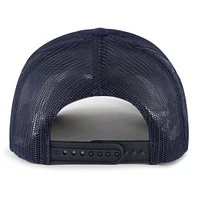 Casquette de camionneur réglable sur le devant en mousse pour hommes '47 Navy UConn Huskies 2024 NCAA Champions nationaux de basket-ball masculin