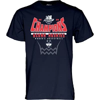 Men's Blue 84  Navy UConn Huskies 2025 Big East Women's Basketball Conference Tournament Champions T-Shirt