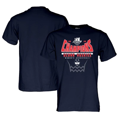 Men's Blue 84  Navy UConn Huskies 2025 Big East Women's Basketball Conference Tournament Champions T-Shirt