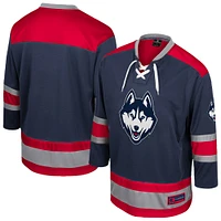 Men's Colosseum  Navy UConn Huskies Athletic Machine Fashion Hockey Jersey