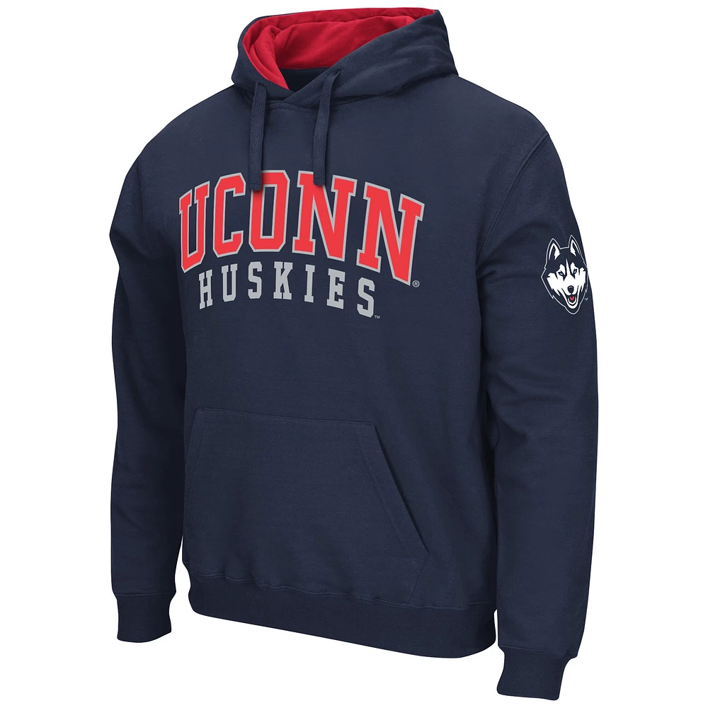 Sweat à capuche Colosseum Navy UConn Huskies pour homme