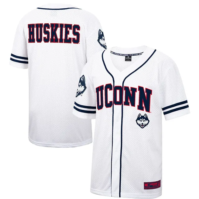 1 UConn Huskies ProSphere Youth Baseball Jersey - White