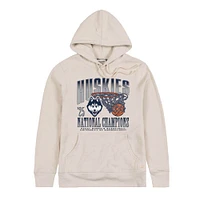 Men's Homefield Oatmeal UConn Huskies 2025 NCAA Women's Basketball National Champions Tri-Blend Pullover Hoodie