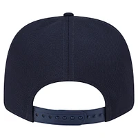Casquette extensible à boutons-pression New Era bleu marine pour homme, motif Game Day des Huskies de l'UConn, multi-cordes 9SEVENTY