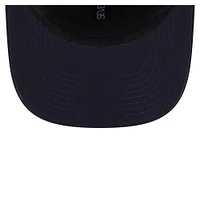 Casquette extensible à boutons-pression New Era bleu marine pour homme, motif Game Day des Huskies de l'UConn, multi-cordes 9SEVENTY