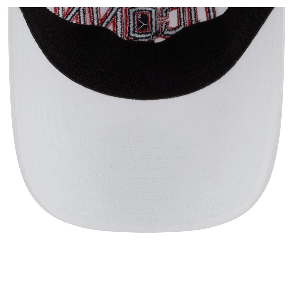 Men's New Era White UConn Huskies Active Ripstop 9TWENTY Adjustable Hat