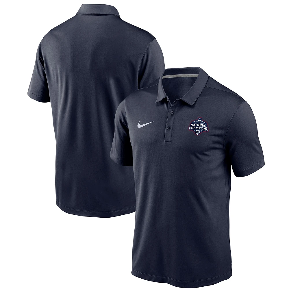 Men's Nike Navy UConn Huskies 2025 NCAA Women's Basketball National Champions Victory Performance Polo
