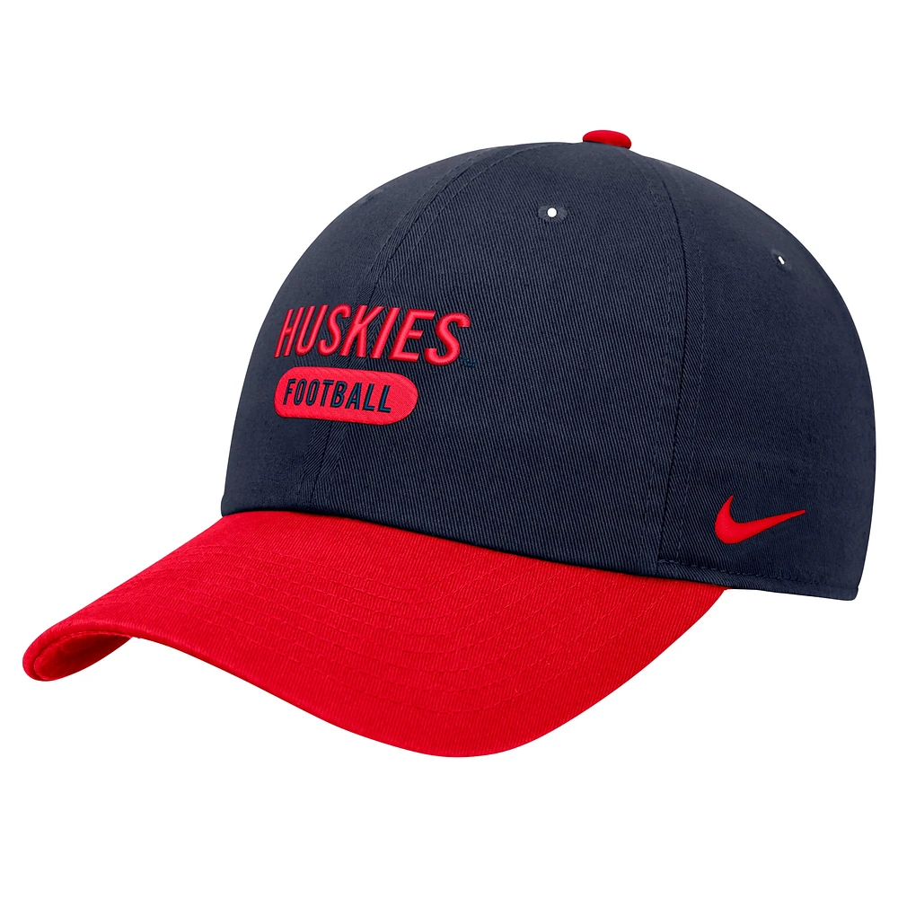 Men's Nike Navy UConn Huskies Colorblock Club Adjustable Hat