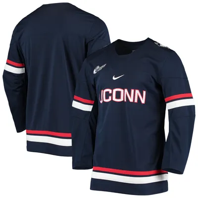 UConn Huskies Nike Replica Hockey Jersey - Navy