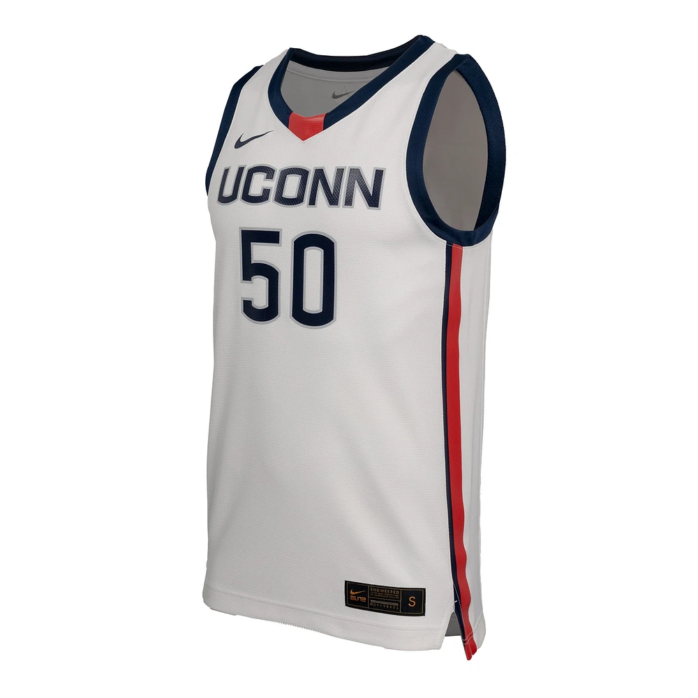 Maillot de basket-ball réplique Nike UConn Huskies blanc pour homme