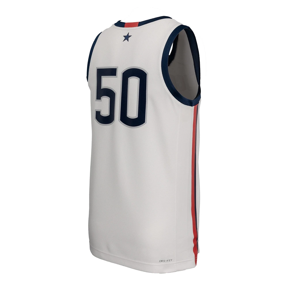 Men's Nike White UConn Huskies Replica Basketball Jersey