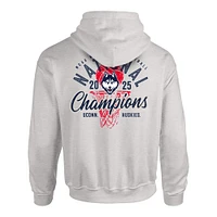 Men's Oatmeal UConn Huskies 2025 NCAA Women's Basketball National Champions Pullover Hoodie