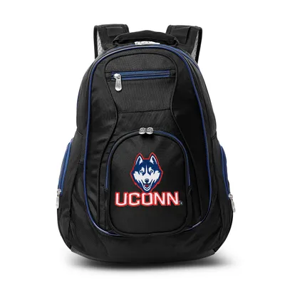 UConn Huskies MOJO Trim Color Laptop Backpack - Black