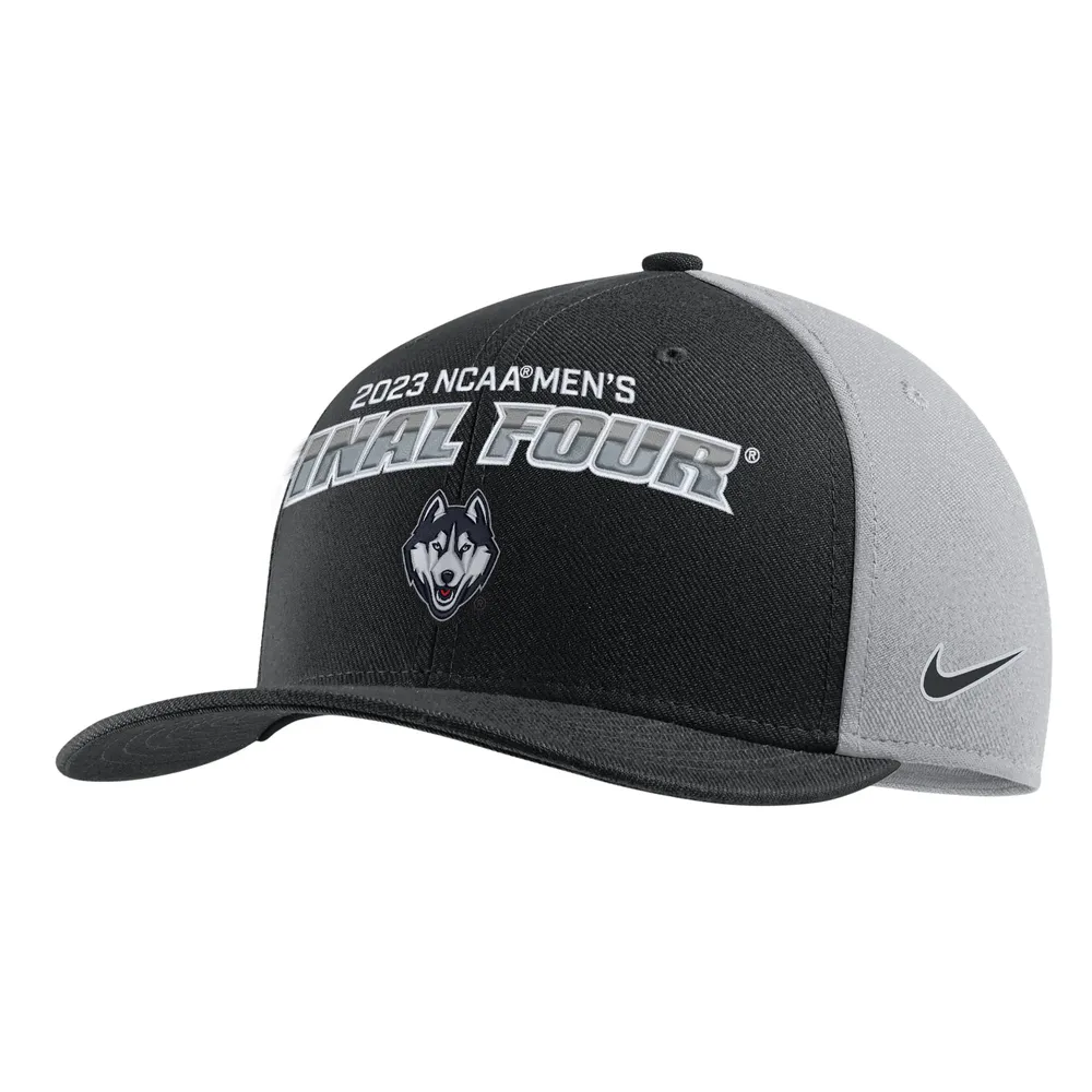 Nike Black UConn Huskies 2023 NCAA Men's Basketball Tournament March Madness Final Four Regional Champions Locker Room Adjustable Hat