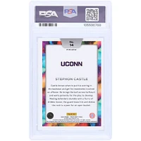 Stephon Castle Uconn Huskies 2024 Panini Prizm DP Color Blast #14 PSA Authenticated 9 Rookie Card