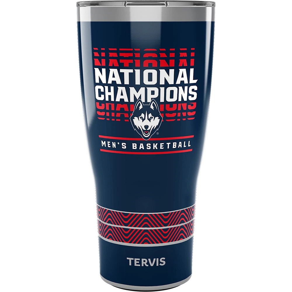 Tervis UConn Huskies 2024 Champions nationaux de basket-ball masculin NCAA 30oz. Gobelet en acier inoxydable