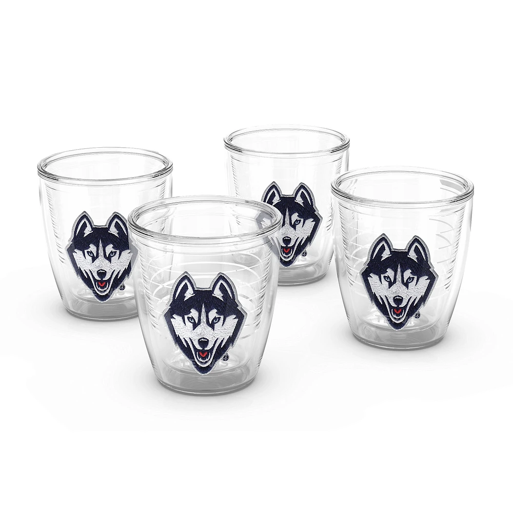 Tervis UConn Huskies, paquet de 4, 12 oz. Ensemble de gobelets emblème