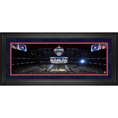 UConn Huskies 2023 NCAA Men's Basketball National Champions Framed 10" x 30" Panoramic Collage