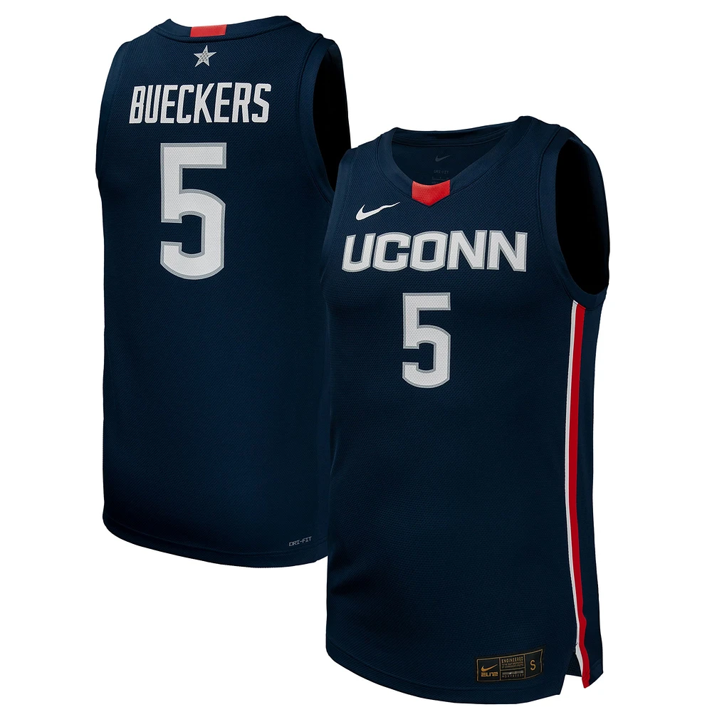 Maillot de basket-ball unisexe Nike Paige Bueckers, réplique des UConn Huskies, bleu marine