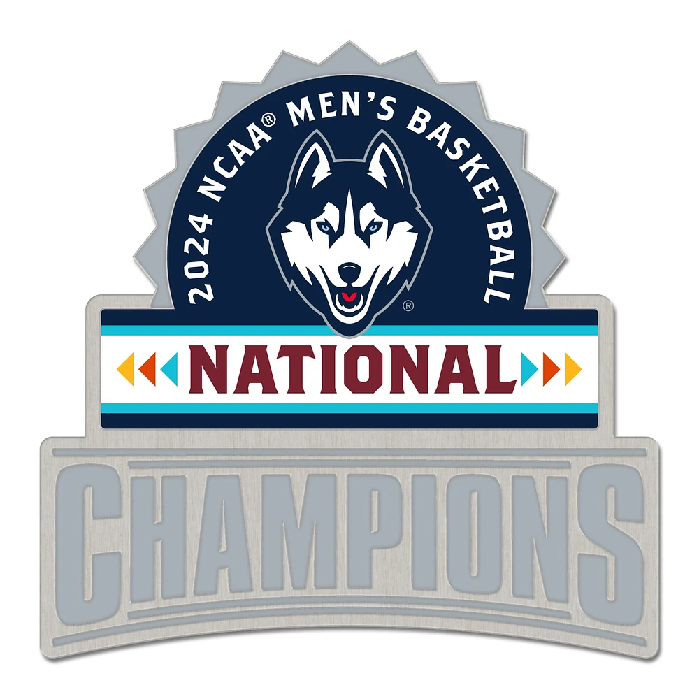 WinCraft UConn Huskies 2024 NCAA Men's Basketball National Champions Pin de collection