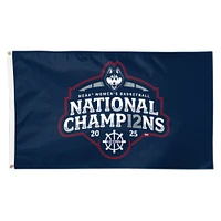 WinCraft UConn Huskies 2025 NCAA Women's Basketball National Champions 3' x 5' One-Sided Deluxe Flag