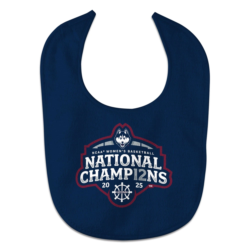 WinCraft UConn Huskies 2025 NCAA Women's Basketball National Champions All Pro Baby Bib