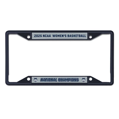 WinCraft UConn Huskies 2025 NCAA Women's Basketball National Champions Laser-Cut Color Metal License Plate Frame