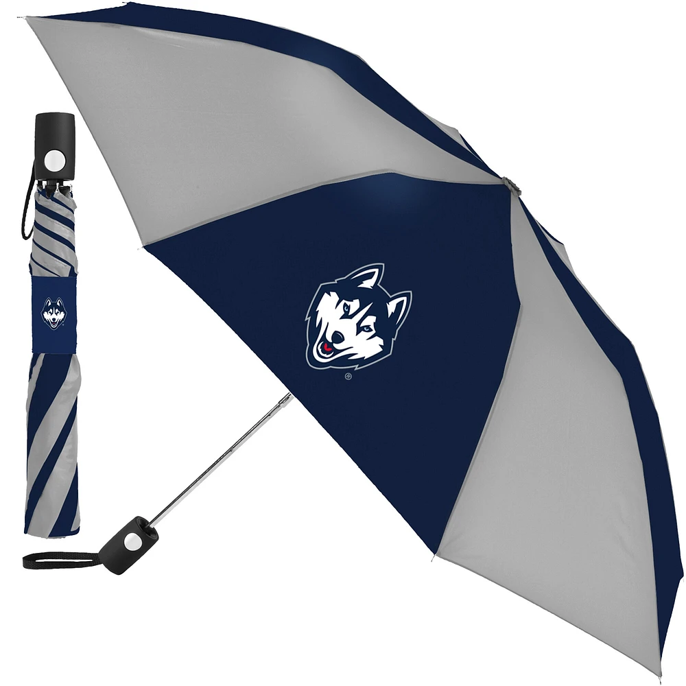 Parapluie pliant automatique WinCraft UConn Huskies