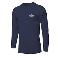 Youth Navy UConn Huskies 2025 NCAA Women's Basketball National Champions Fine Jersey Long Sleeve T-Shirt