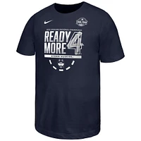 Youth Nike  Navy UConn Huskies 2025 NCAA Women's Basketball Tournament March Madness Final Four Locker Room T-Shirt