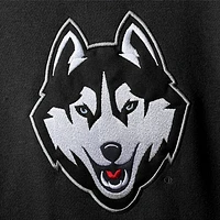 Sweat à capuche avec grand logo UConn Huskies de Youth Stadium Athletic Charcoal