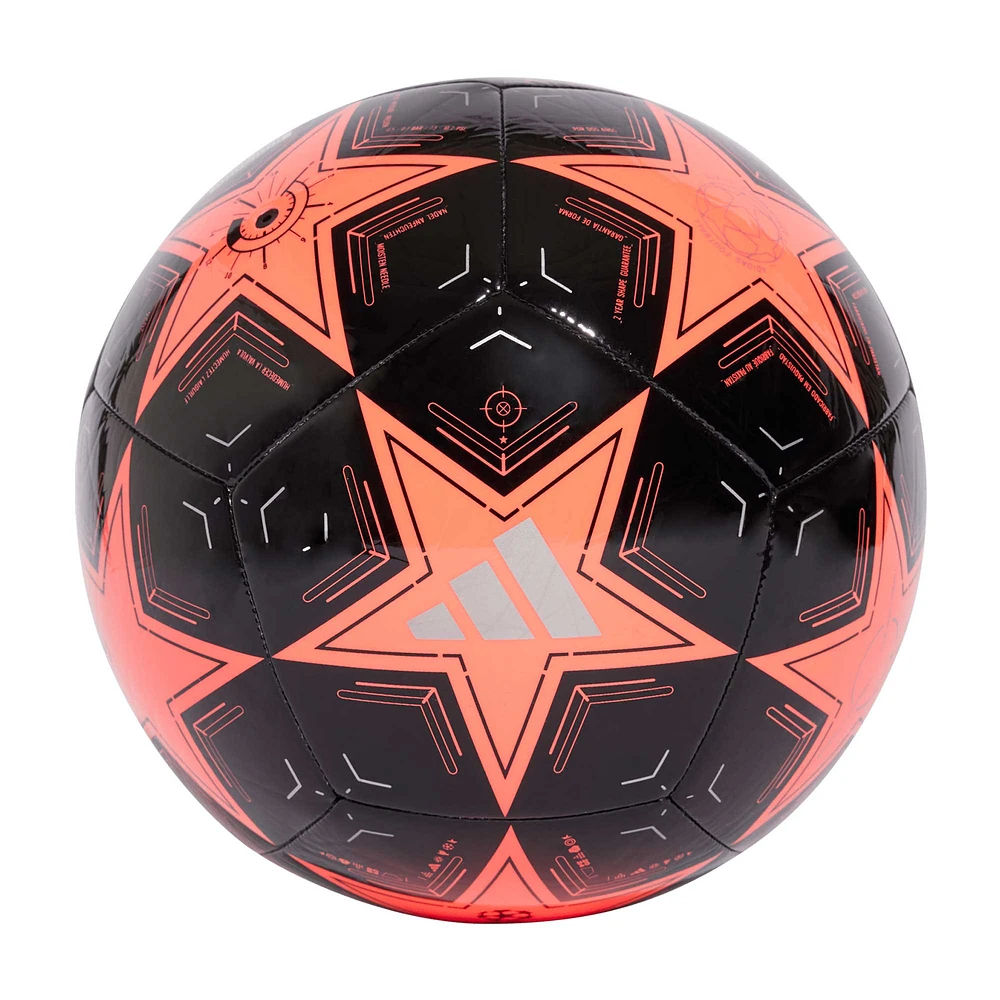 Ballon de football adidas noir pour la phase groupes Ligue des champions l'UEFA 2024