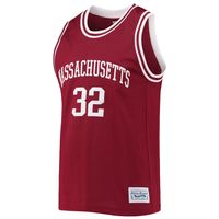 Men's Original Retro Brand Julius Erving Maroon UMass Minutemen Commemorative Classic Basketball Jersey