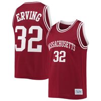 Men's Original Retro Brand Julius Erving Maroon UMass Minutemen Commemorative Classic Basketball Jersey