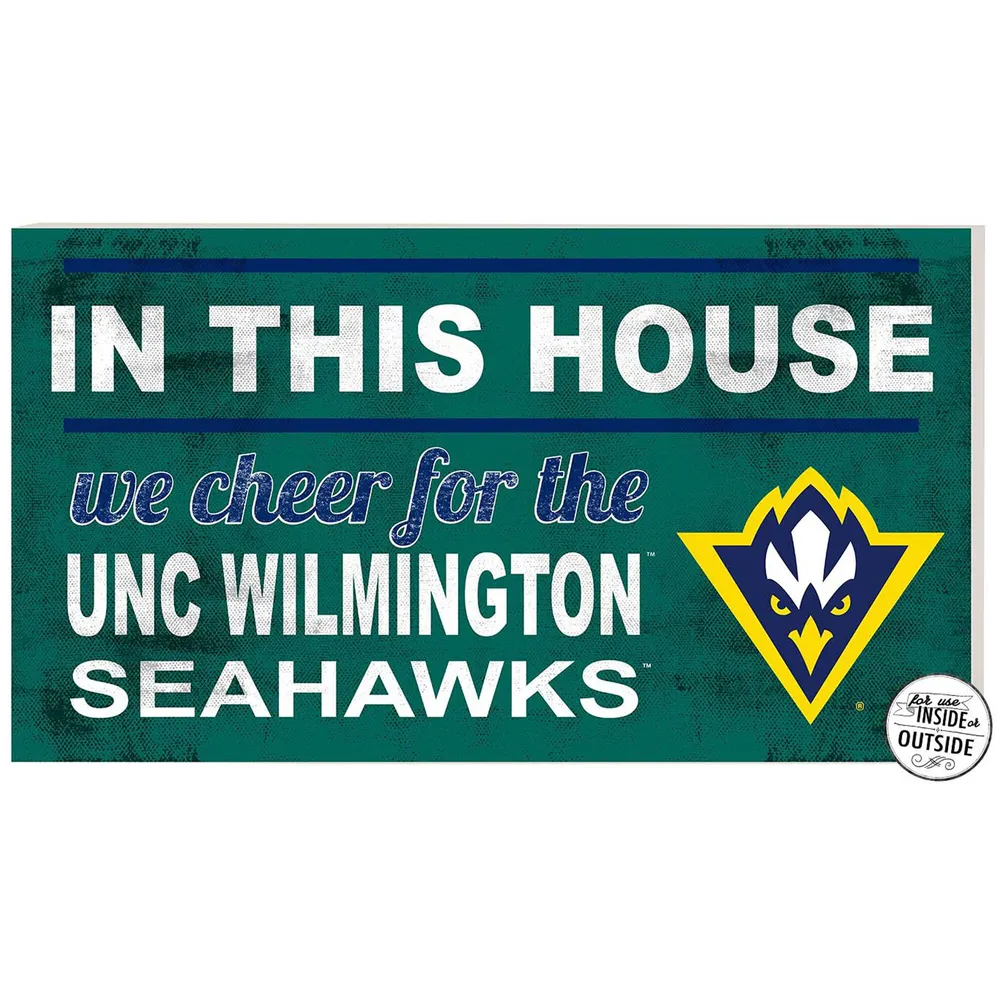 Lids UNC Wilmington Seahawks 11'' x 20'' Home Of The Sign - Teal