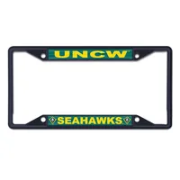 Cadre de plaque d'immatriculation couleur chrome WinCraft UNC Wilmington Seahawks