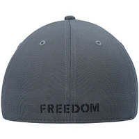 Casquette flexible grise avec logo Freedom Blitzing Under Armour pour hommes