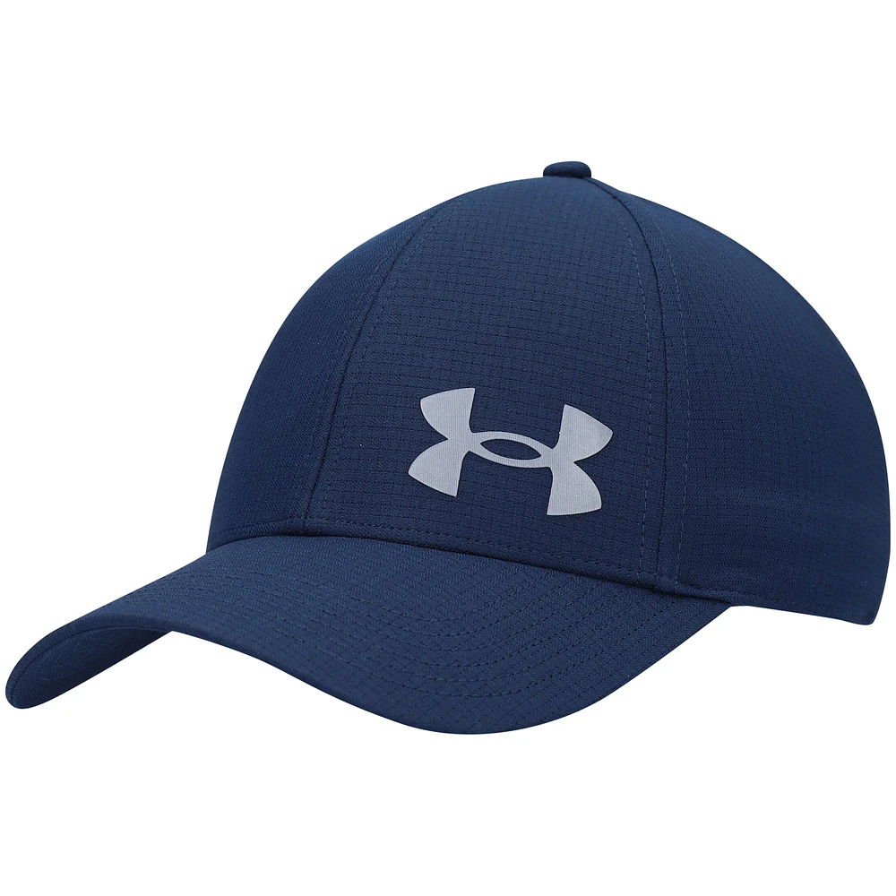 Casquette Under Armour Flawless Performance Logo Flex pour homme bleu marine